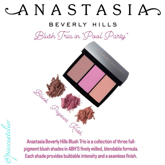 Anastasia Beverly Hills Pool Party Blush Trio, Full Size - Picture 3 of 13